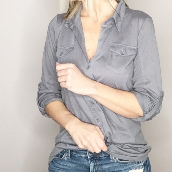 DEREK HEART |  charcoal tunic - Picture 1 of 8